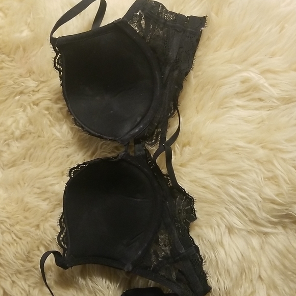 La Senza Push Up Black Bra Size 32C - Picture 2 of 4